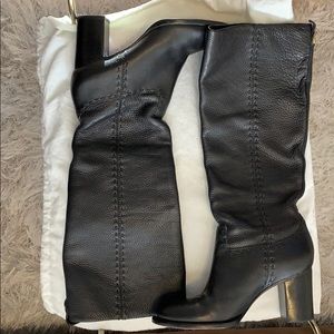 Tory Burch leather boots